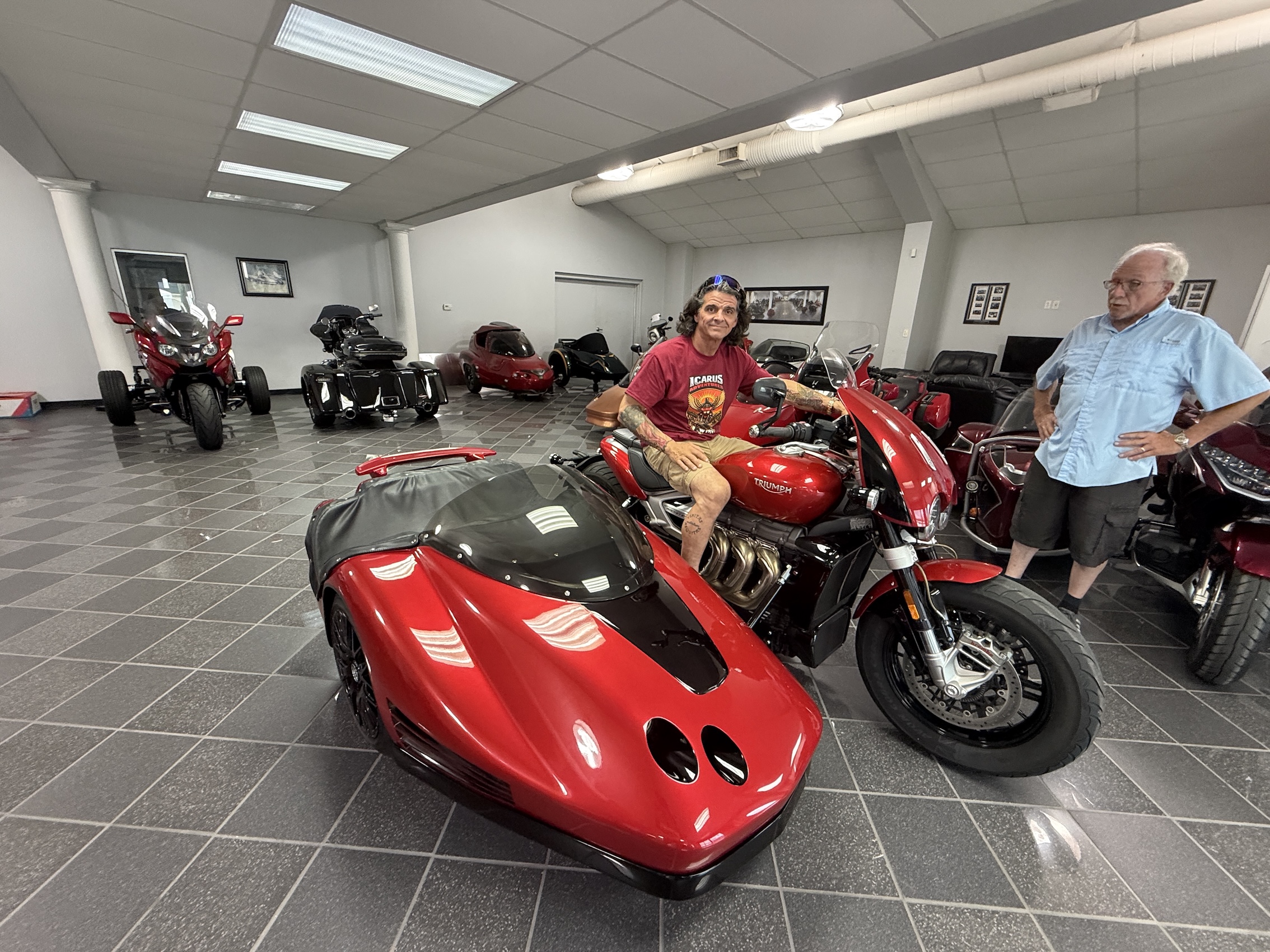 Rocket 3 with Performance Sidecar 100+ pics SOON!